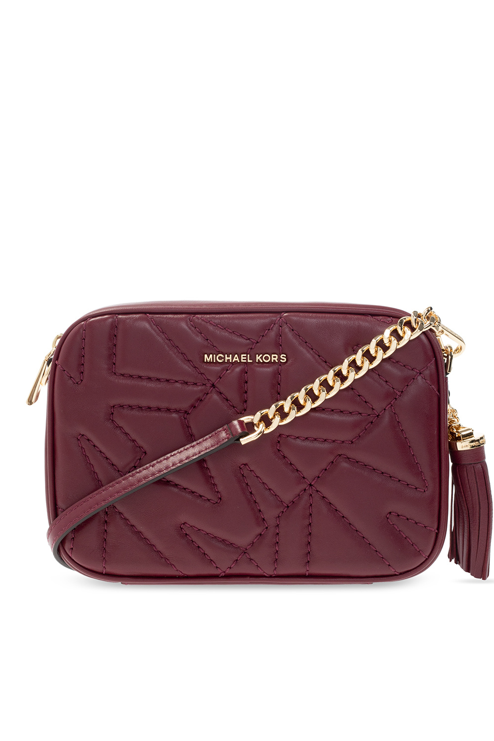 Michael kors jet set on sale maroon